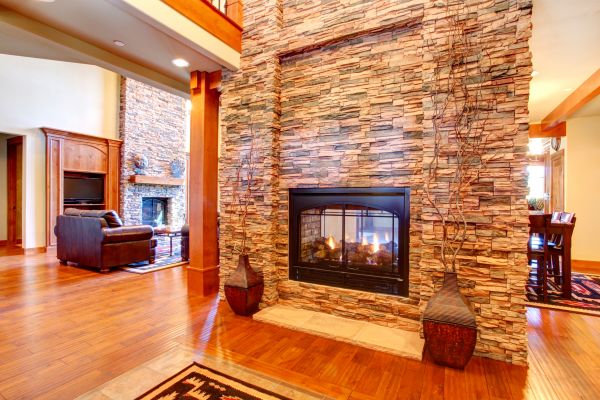 Stone Hearth Installation in Ponte Vedra Beach